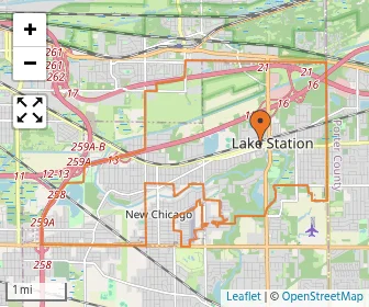 Area schools map